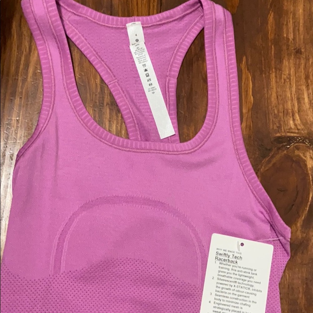 NWT lululemon Swiftly tank
